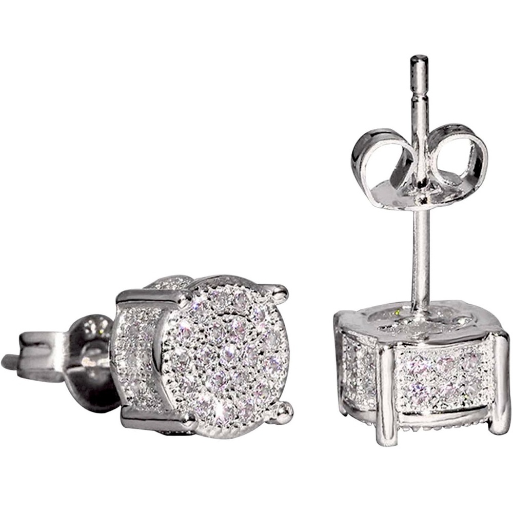 Diamond Zirconia Earrings